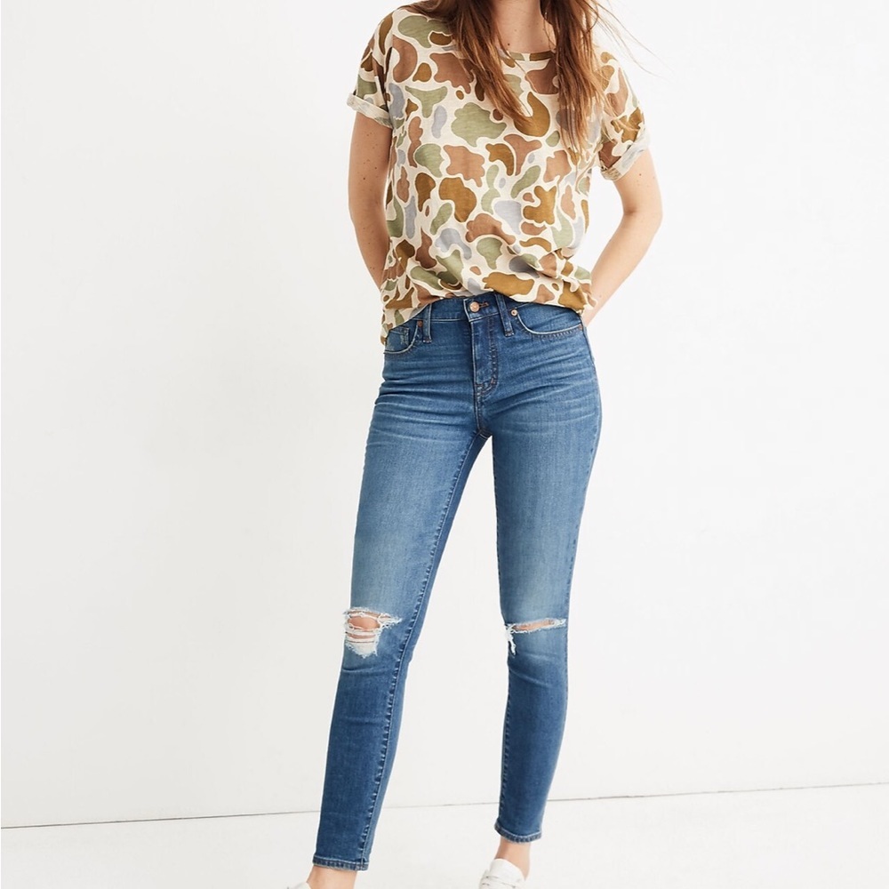 Madewell 9 in High-Rise Skinny Crop Jeans Size: 25
